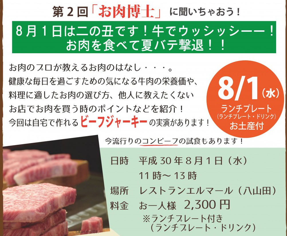 第2回「お肉博士」に聞いちゃおう！