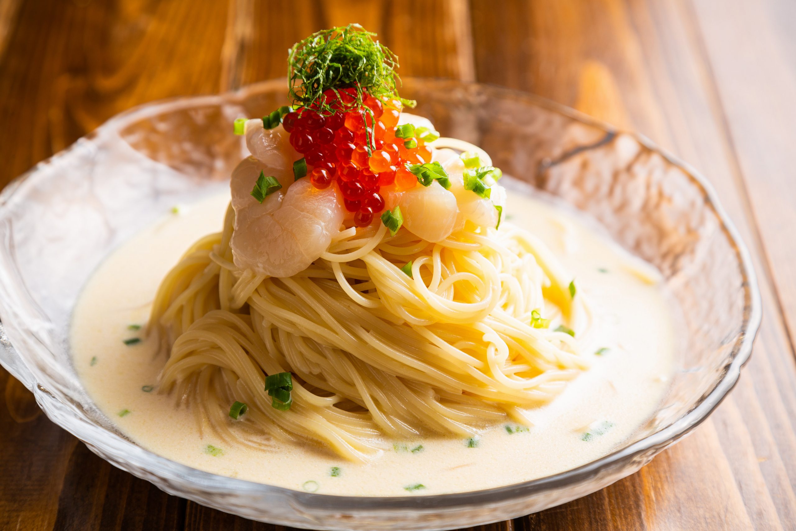 須賀川の喫茶店「自家焙煎珈琲屋 利休」からこの夏とびきり美味しい冷製パスタ登場！