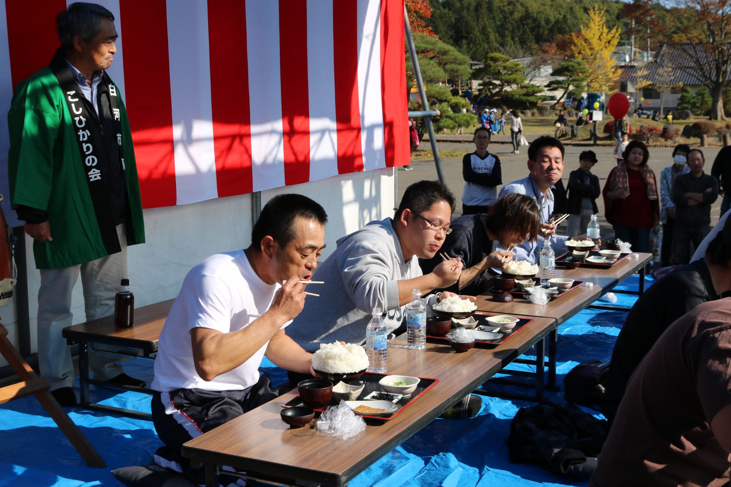 五合飯早食い大会は必見！？ 「サンライズひがしフェスティバル」