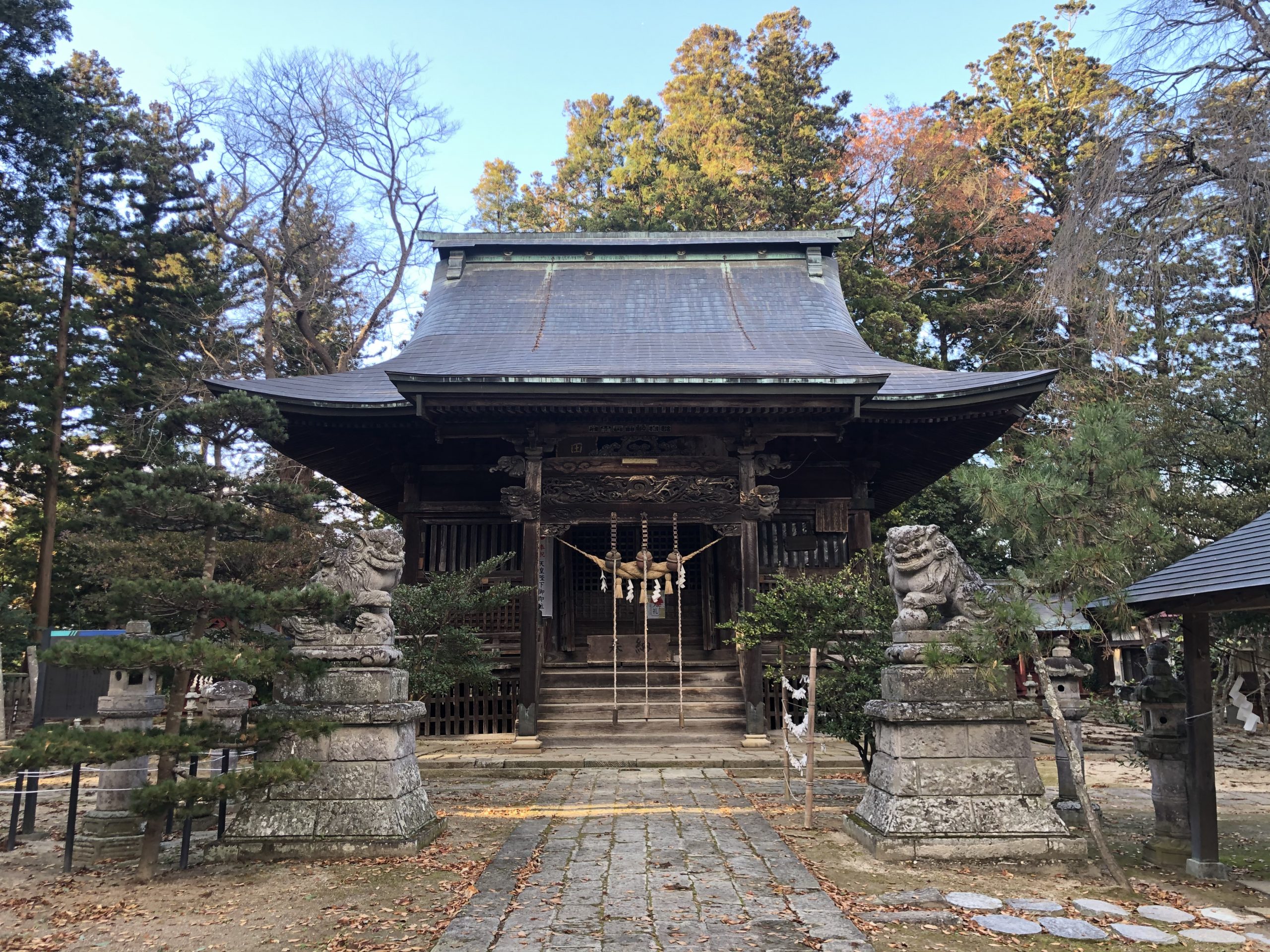 紅葉を見に田村神社へ行こう