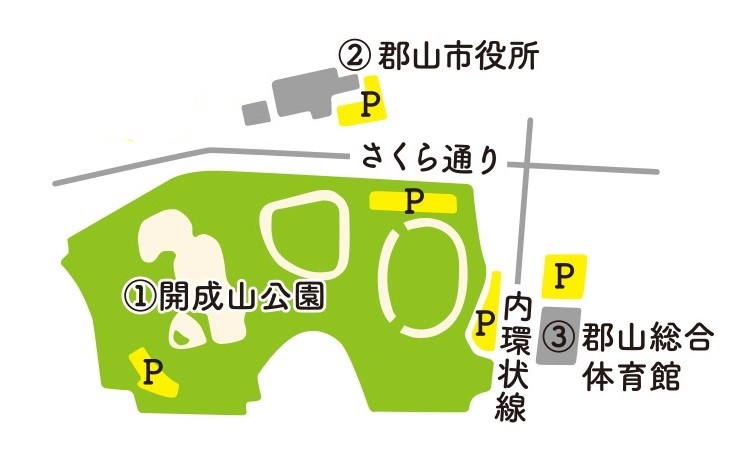 Marchefesin開成山公園 Aruku Britomart こおりやま広域圏