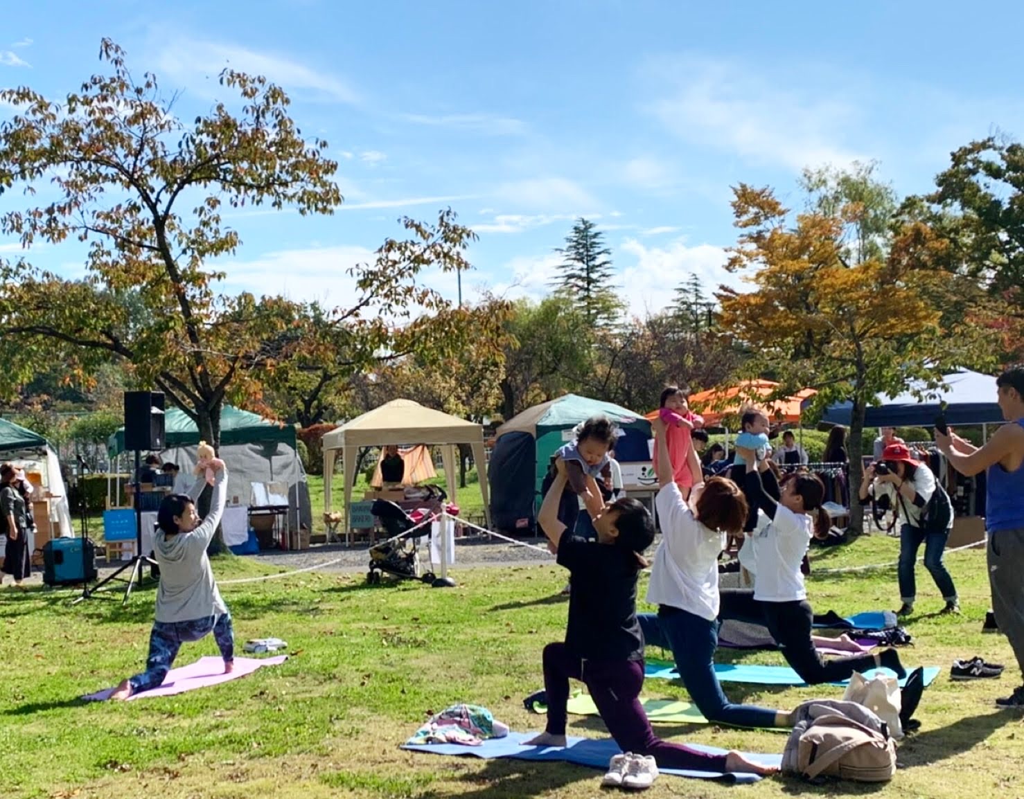 【Clear*bms 藤島礼子】BABY＆MAMA YOGA　in ラフラフ須賀川店