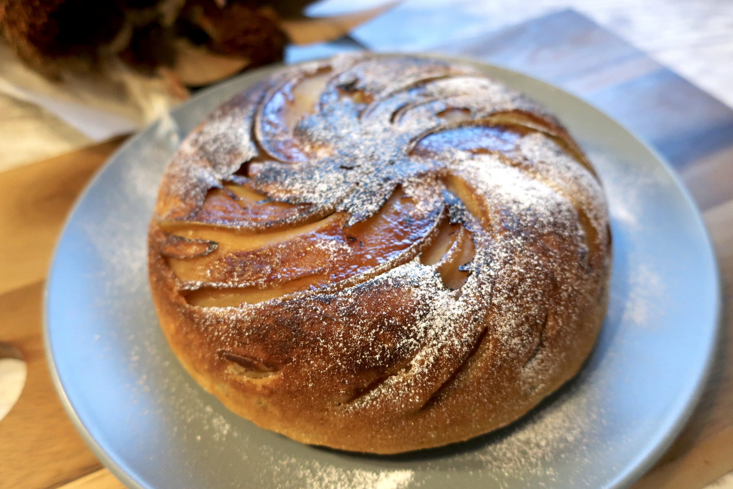 宝来屋のレシピ「あま酒で作るりんごケーキ」