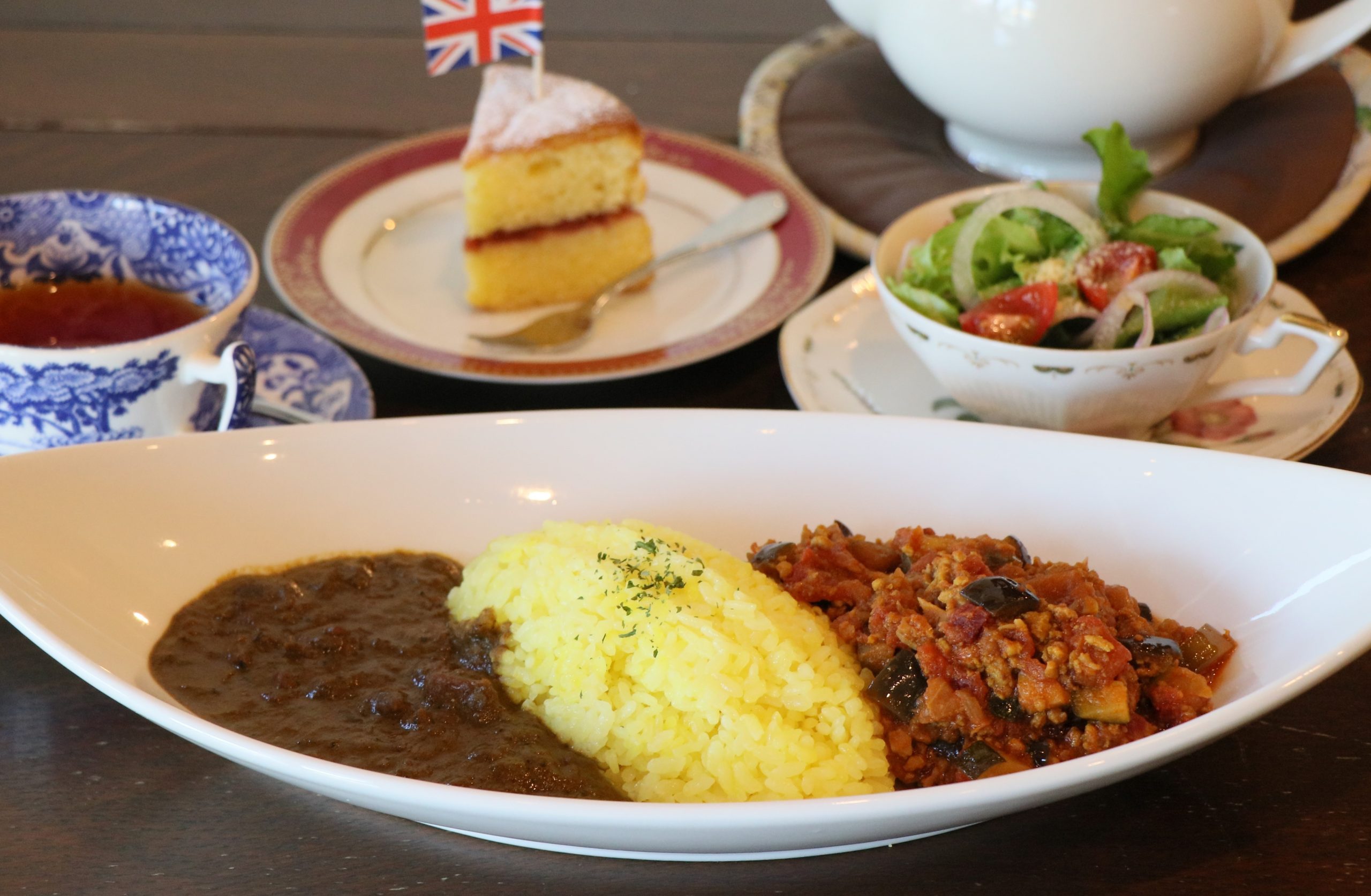 ランチに美味しいカレーが食べたくて 郡山市「Kaisei紅茶館」に行ってみた！