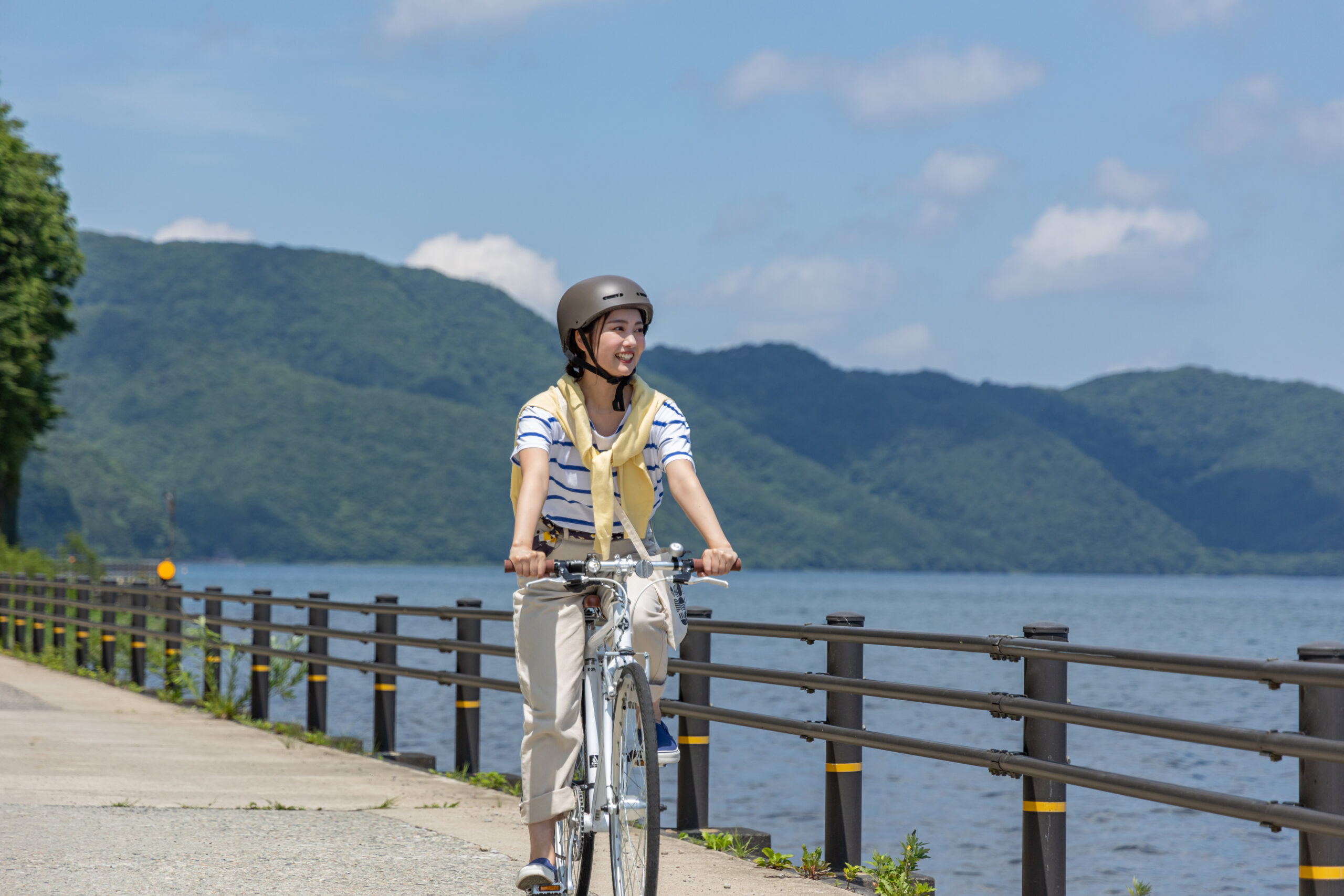 絶景ポイントも多数！自転車で巡る湖南町のおすすめルート