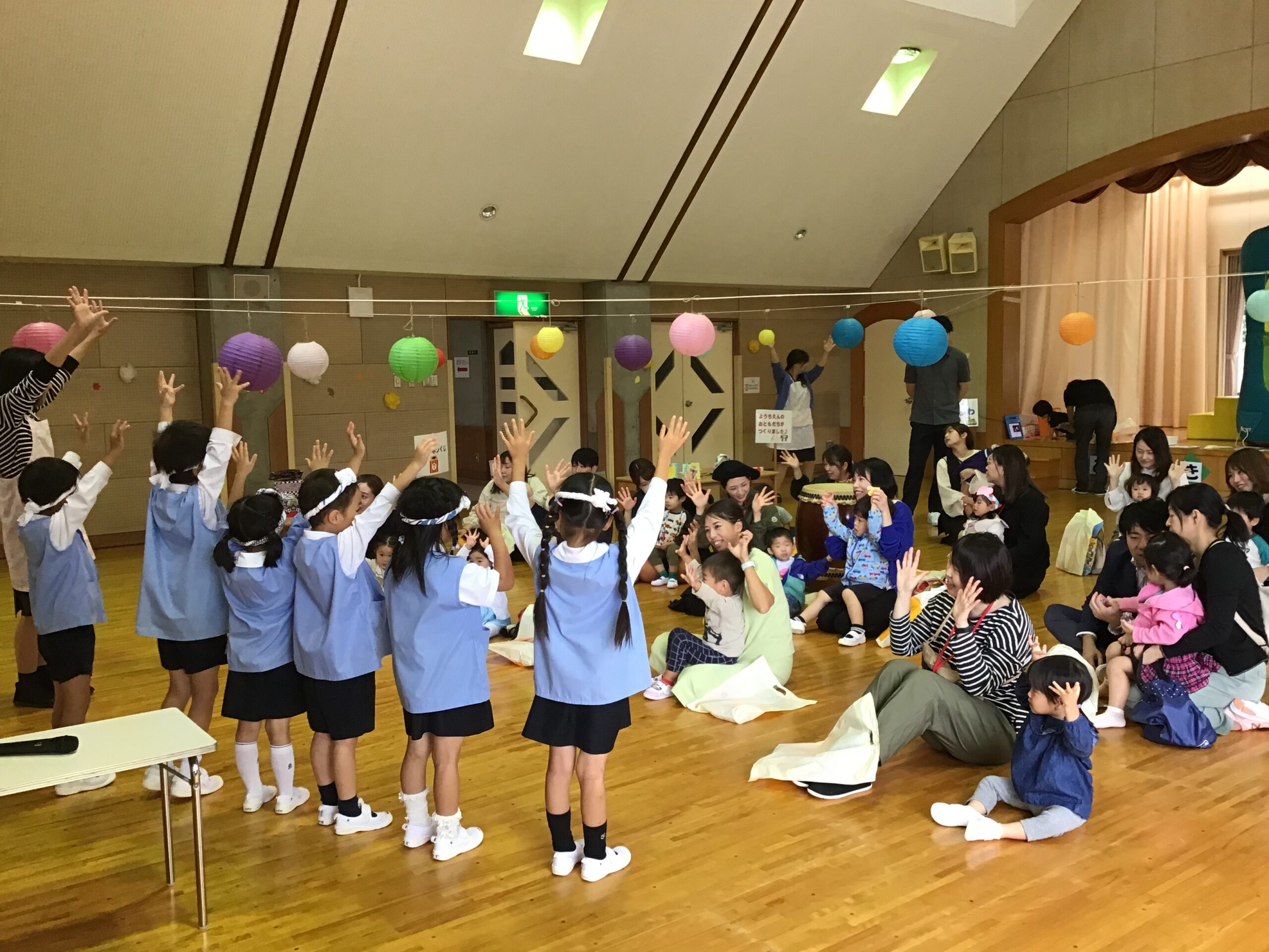 郡山ザベリオ学園幼稚園の秋祭り