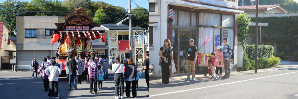 三春大神宮の秋季例大祭。賑やかな地元の秋祭りの雰囲気を味わいました