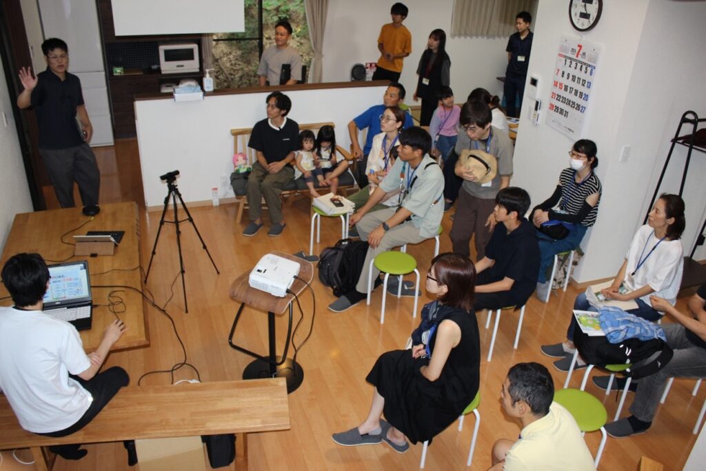 本宮市ふるさと暮らし体験住宅 和暮和暮（わくわく）での交流会